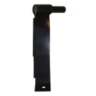 CARDINE A MURARE VERNICIATO NERO L.148 Ø12