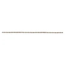 Catena a pallini pretagliata Ø 3,6 mm. in ottone cromato 5 mt.