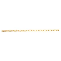 Catena forzatina pretagliata Ø 1,3 mm. in acciaio ottonato 2,5 mt.