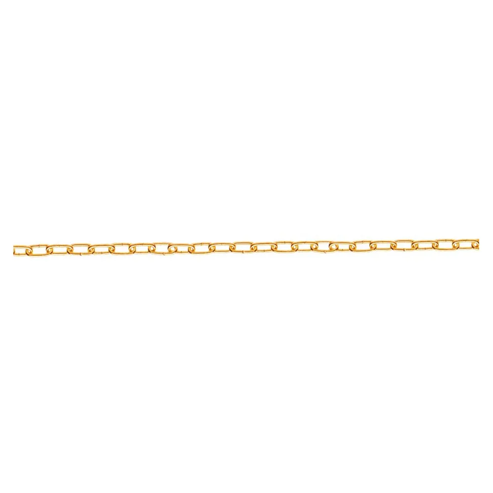 Catena forzatina pretagliata Ø 1,3 mm. in acciaio ottonato 2,5 mt. Catena forzatina pretagliata Ø 1,3 mm. in acciaio ottonato 2,5 mt.