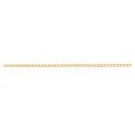 Catena groumette pretagliata Ø 1,5 mm. in acciaio ottonato 2,5 mt.