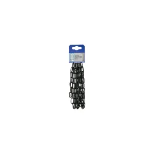Catena decorativa pretagliata Ø 2 mm. in acciaio nero martellato 2,5 mt.