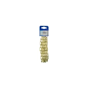 Catena decorativa pretagliata Ø 2 mm. in acciaio ottonato 2,5 mt.