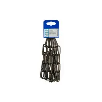 Catena decorativa pretagliata Ø 3 mm. martellata in acciaio brunito 2,5 mt.MARTELL BRUN D 3 MT 2,5