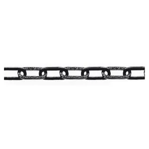 Catena decorativa pretagliata Ø 4 mm. in acciaio nero 2,5 mt.