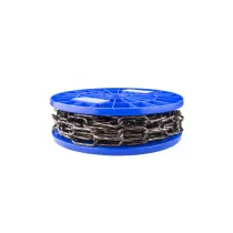 Catena ornamentale ritorta Ø 3,8 mm. in acciaio brunito 15 mt.