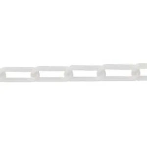 Catena in plastica Ø 6 mm. bianco (Al metro)