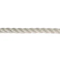 Corda in polipropilene bianca per ormeggio 50mt Ø 12 mm. Al metro
