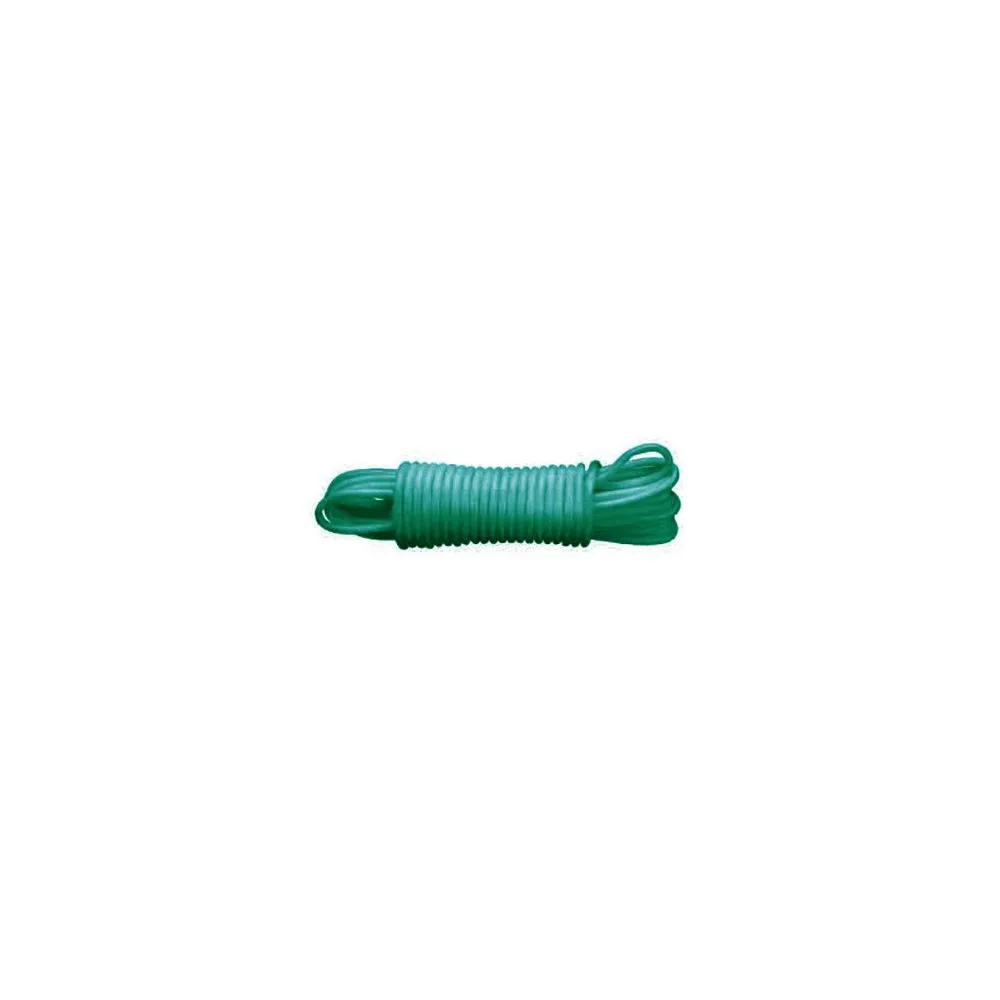 Cavo in plastica verde Ø 5 mm. per stendibiancheria 15 mt.