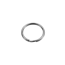 Anelli portachiavi Ø 22 mm. in acciaio nichelato 10 pz.