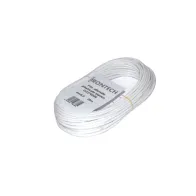 Cavo stendibiancheria in ottone plastificato bianco Ø 5 x 20 mt.