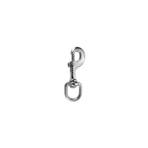 Moschettone con anello girevole 78 mm.