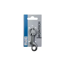 Moschettone con anello girevole 78 mm.