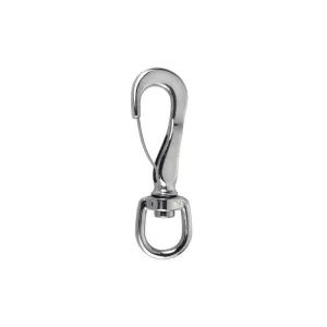 MOSCHETTONE A SCATTO CON ANELLO GIREVOLE 90 MM