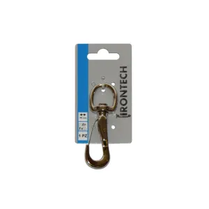 MOSCHETTONE A SCATTO CON ANELLO GIREVOLE 90 MM