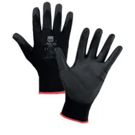 GUANTI HOB POLIE.POLIURET.NERO TG8