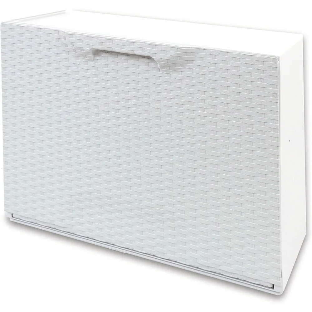 MODULO SCARPIERA CM 51X17,3X41H RATTAN BIANCO MODULO SCARPIERA CM 51X17,3X41H RATTAN BIANCO