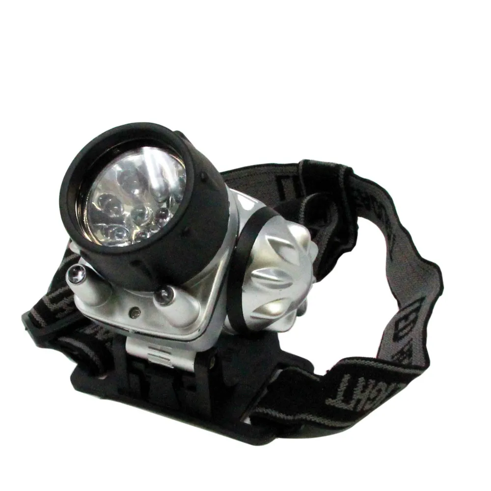 TORCIA DA TESTA 10+2 LED CON MOLLA A BATTERIE TORCIA DA TESTA 10+2 LED CON MOLLA A BATTERIE