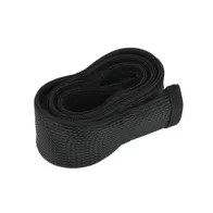 GUAINA RACCOGLICAVO CON ZIP D 25MMX1,5M NERO