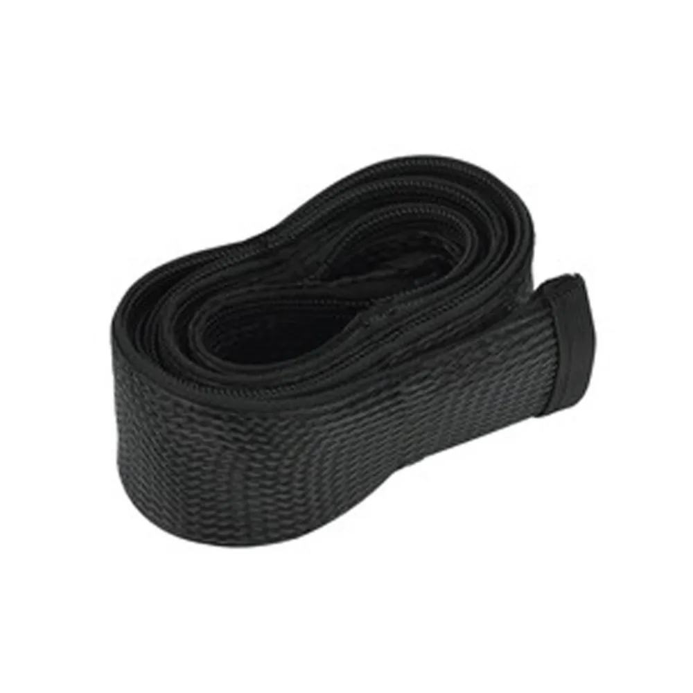 GUAINA RACCOGLICAVO CON ZIP D 25MMX1,5M NERO