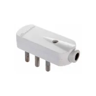 SPINA MOBILE A 90° 16A 2P+T COLORE BIANCO