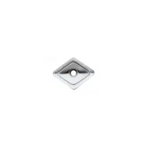RONDELLA TIRAFONDO ROMBOIDALE ZINCATA 27X27MM FORO 6,5MM