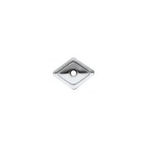 RONDELLA TIRAFONDO ROMBOIDALE ZINCATA 27X27MM FORO 6,5MM