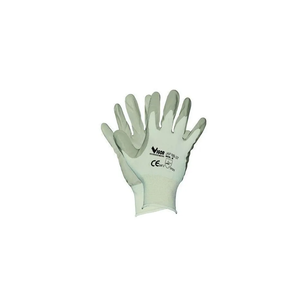 GUANTI VIGOR JAP NB-37 GRIGIO AERATO CE GUANTI VIGOR JAP NB-37 GRIGIO AERATO CE