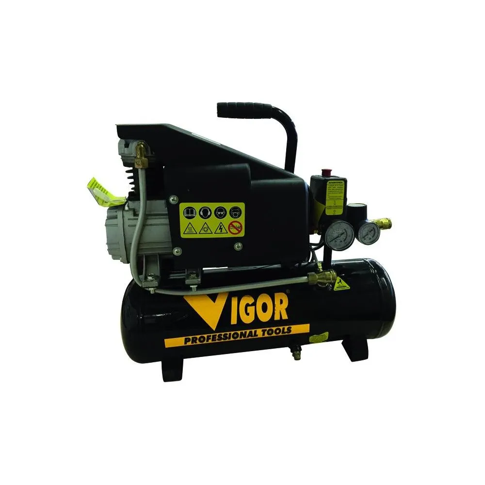 COMPRESSORE ARIA VIGOR 220V VCA-8L 9LITRI COMPRESSORE ARIA VIGOR 220V VCA-8L 9LITRI