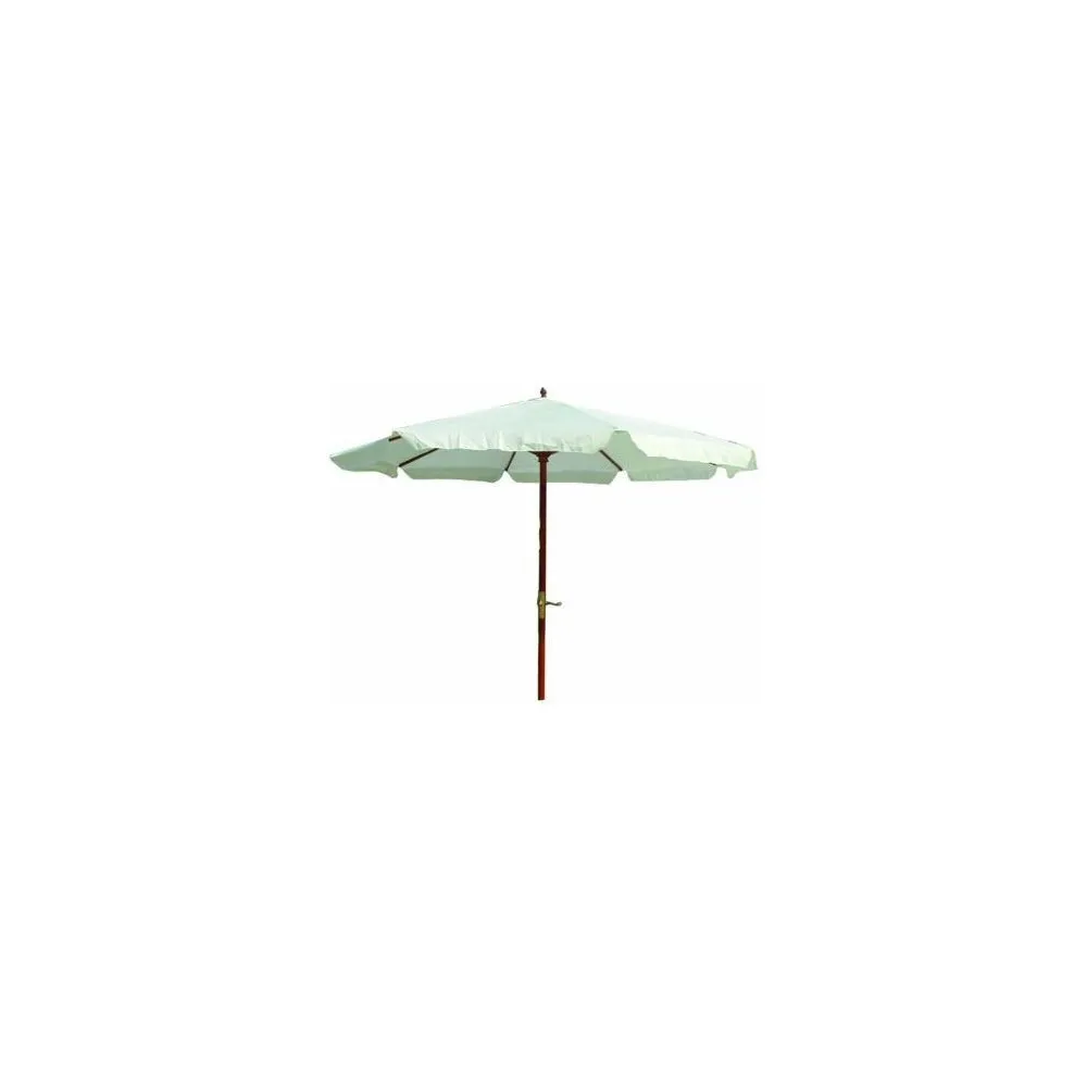 OMBRELLONI VIGOR LEGNO-30V BIANCO C/VERRICELLO Ø 3 M