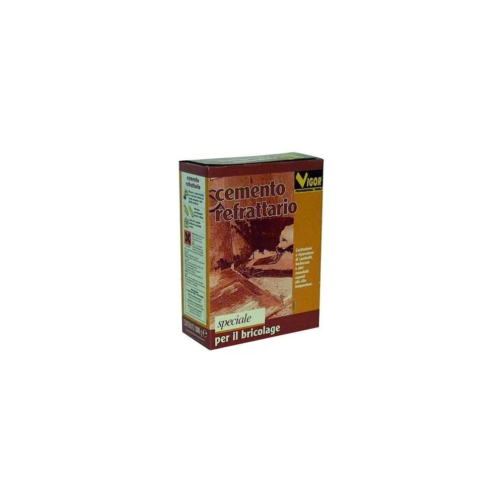CEMENTO REFRATTARIO VIGOR IN SCATOLA 1KG CEMENTO REFRATTARIO VIGOR IN SCATOLA 1KG