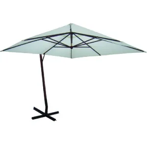 OMBRELLONE A BRACCIO QUADRATO BIANC0 3X3