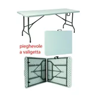TAVOLI PE VIGOR MOD.TITO RICHIUDIBILI 180X74 CM