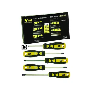 SERIE CACCIAVITI VIGOR TORX 5 PEZZI