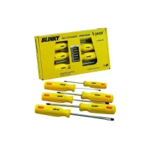SERIE CACCIAVITI BLINKY TAGLIO A CROCE 6 PEZZI