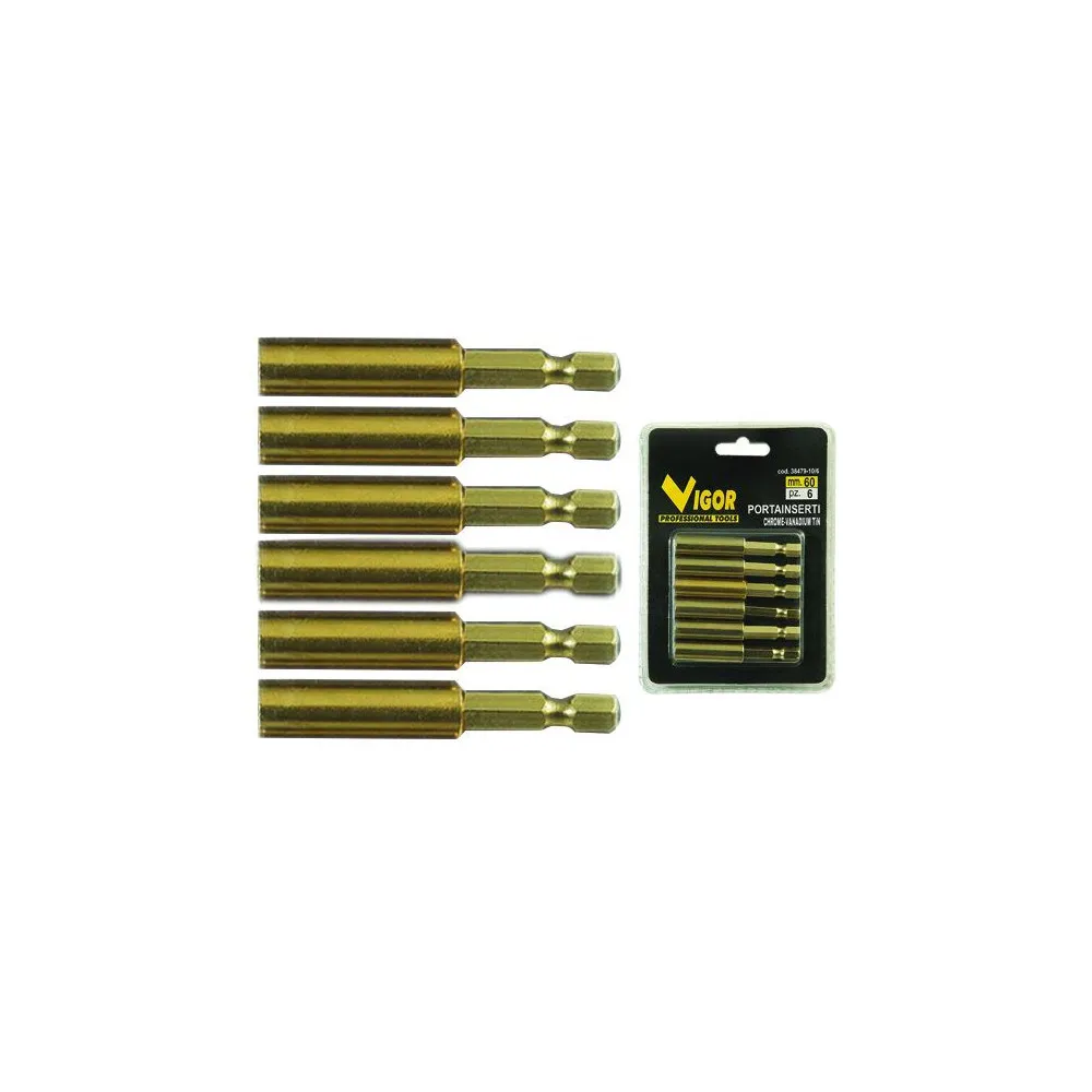 PORTAINSERTI VIGOR MAGNETICO 60MM. 6PEZZI PORTAINSERTI VIGOR MAGNETICO 60MM. 6PEZZI
