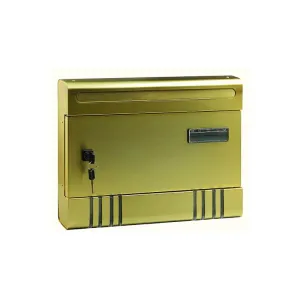 CASSETTA POSTALE ALEX-MAXI BRONZATA BLINKY 36,5X6X29