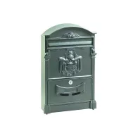 CASSETTA POSTALE IN ALLUMINIO ANTRACITE 26x9x41