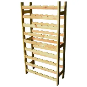 CANTINETTE PORTABOTTIGLIE IN LEGNO ABETE 54 POSTI