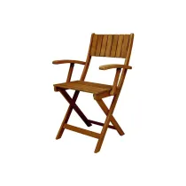 SEDIA LEGNO PIEGHEVOLI VIGOR MOD.MAYA CON BRACCIOLI 50X52X86H