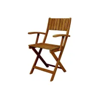 SEDIA LEGNO PIEGHEVOLI VIGOR MOD.MAYA CON BRACCIOLI 50X52X86H