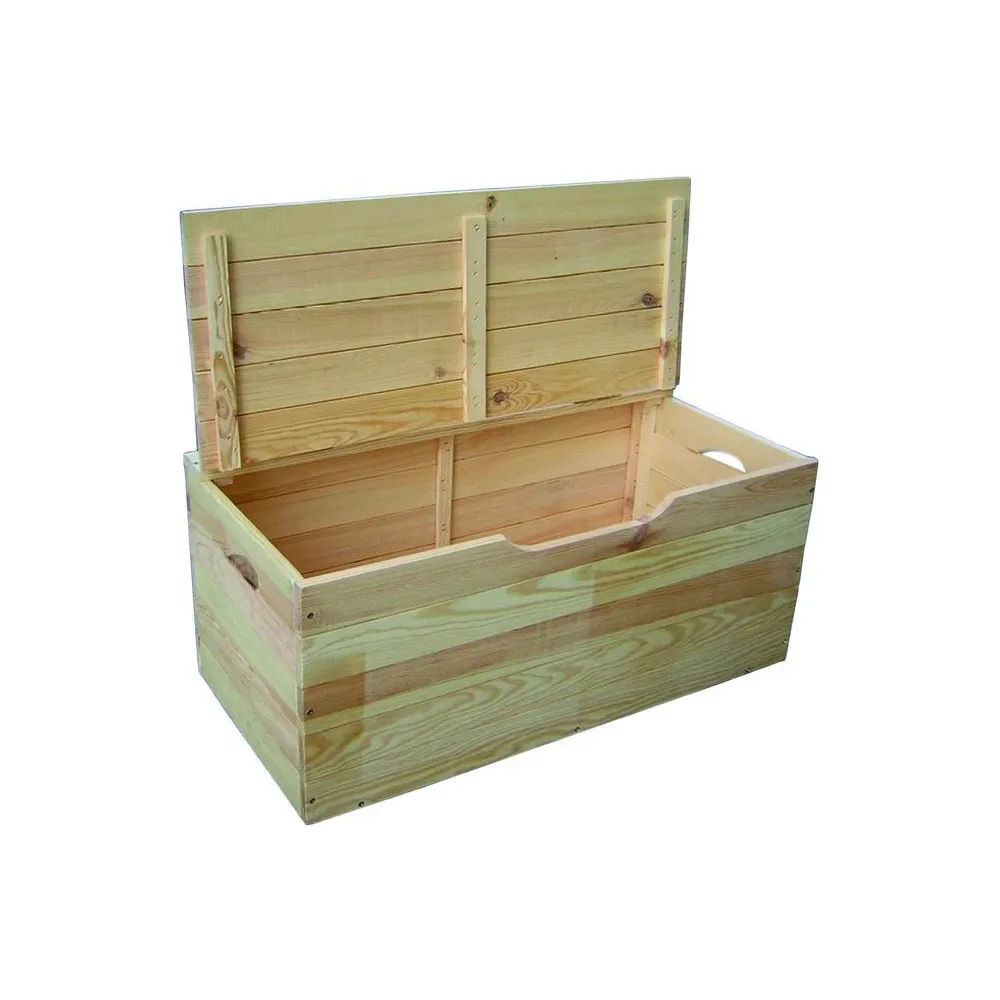 CASSAPANCHE LEGNO BLINKY TULIPANO CON COPERCHIO 100X40X50H