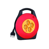 AVVOLGICAVO 10M 4 PRESE SCHUKO/BIPASSO 10/16A