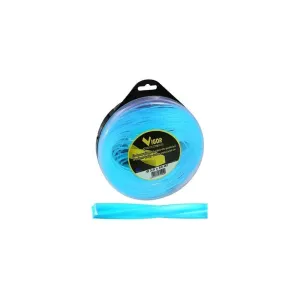 FILO IN NYLON PER DECESPUGLIATORE VIGOR 30MT BLU D 4.0MM