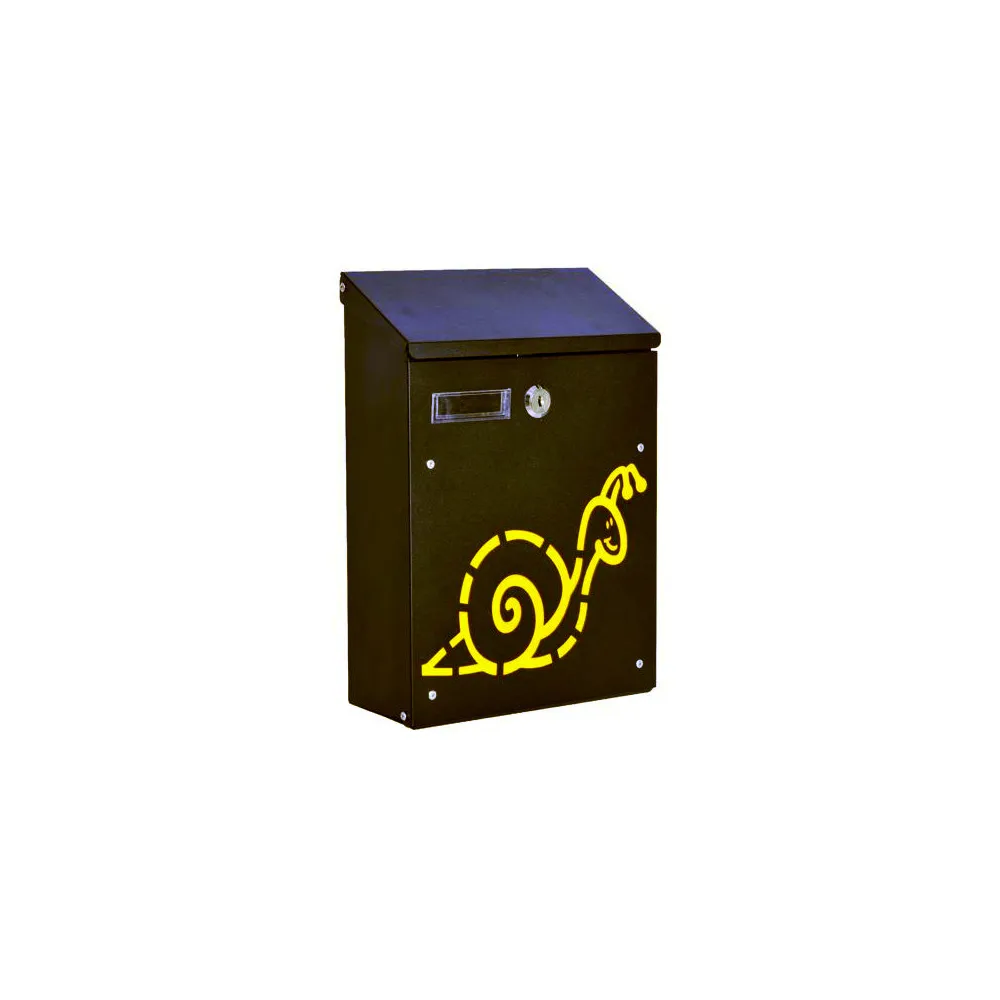 CASSETTE PER LETTERE IN ACCIAIO 21 x 8,5 x 30 NERO CASSETTE PER LETTERE IN ACCIAIO 21 x 8,5 x 30 NERO