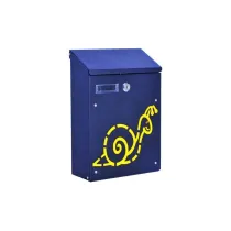CASSETTE PER LETTERE IN ACCIAIO 21 x 8,5 x 30 NERO