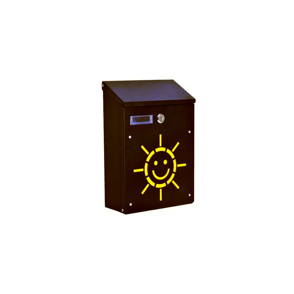 CASSETTE PER LETTERE IN ACCIAIO 21 x 8,5 x 30 NERO CASSETTE PER LETTERE IN ACCIAIO 21 x 8,5 x 30 NERO