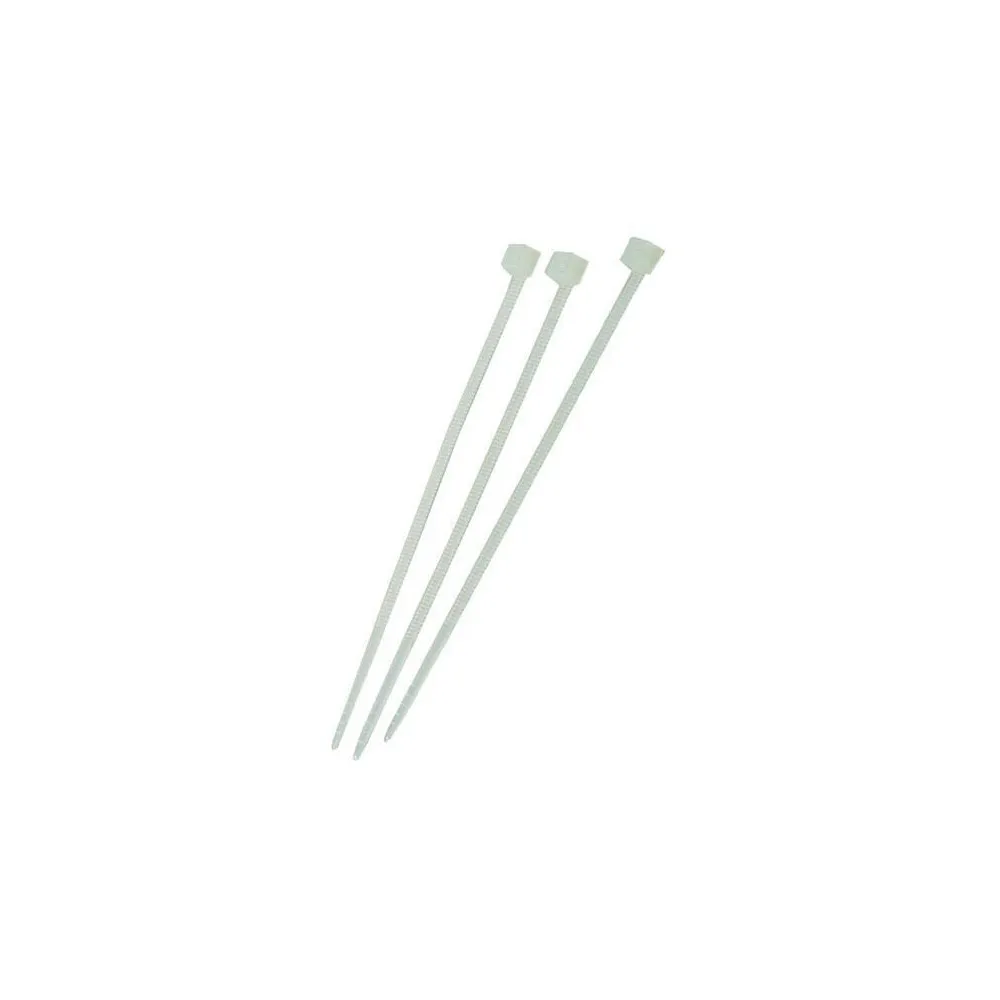 FASCETTE PER CABLAGGI NYLON NATURALE 100PZ. 4,8X450MM. FASCETTE PER CABLAGGI NYLON NATURALE 100PZ. 4,8X450MM.