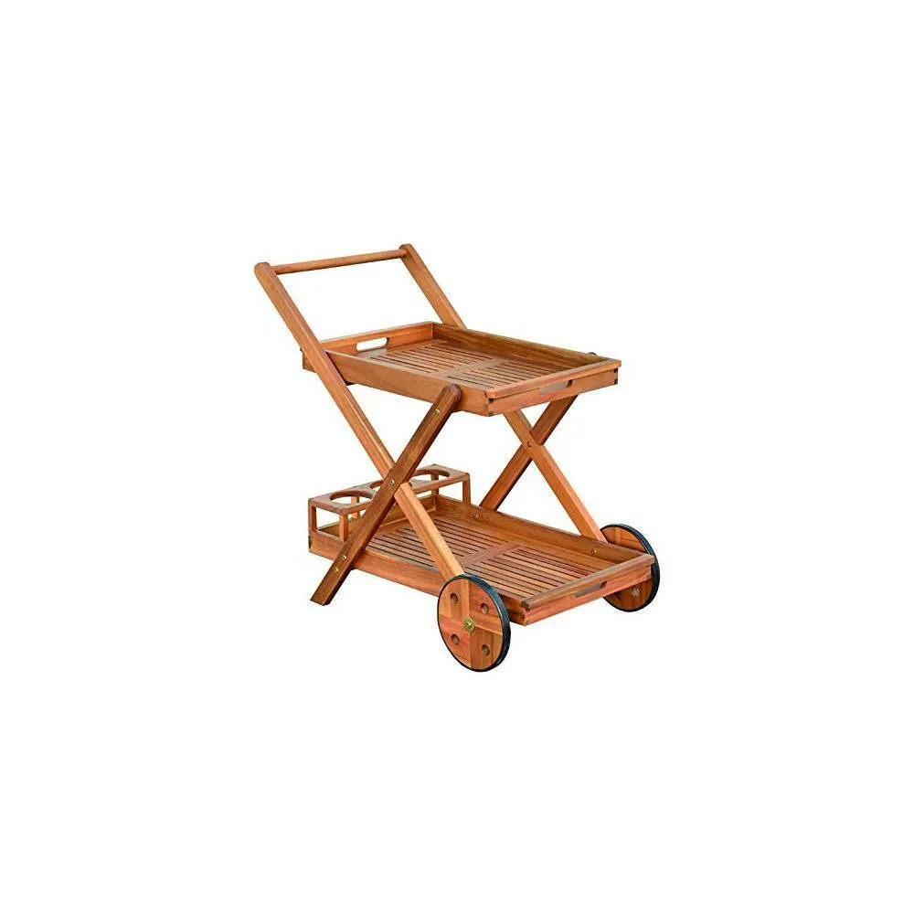 CARRELLINO LEGNO VIGOR MOD. ICARO 81X50X77CM - CARRELLO DA GIARDINO CARRELLINO LEGNO VIGOR MOD. ICARO 81X50X77CM - CARRELLO DA GIARDINO