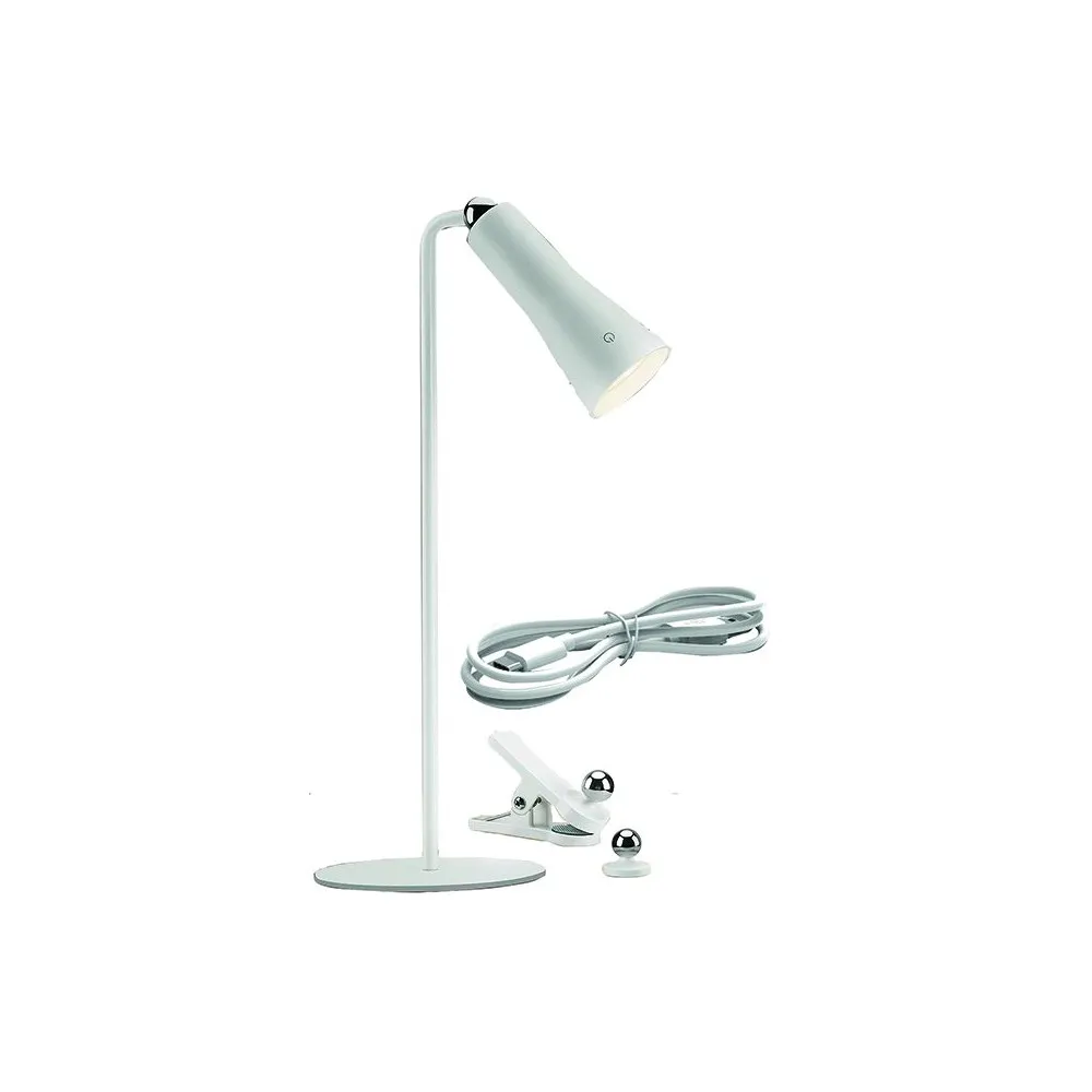 LAMPADA DA TAVOLO VIGOR LED SOPHIA 4IN1 130LM BIANCA LAMPADA DA TAVOLO VIGOR LED SOPHIA 4IN1 130LM BIANCA